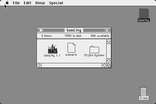 Screenshot for SimCity v1.1